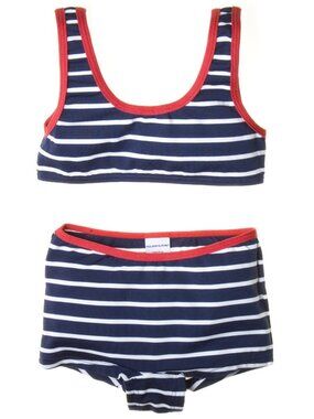 Polarn O. Pyret CLASSIC STRIPE 2-PIECE BATHING SUIT 4-6 Years
